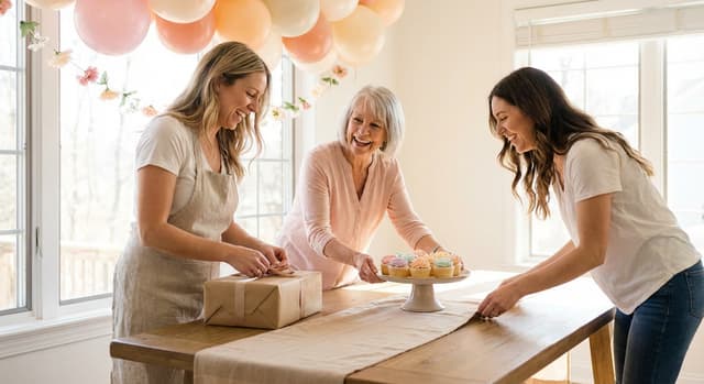 Baby shower celebration